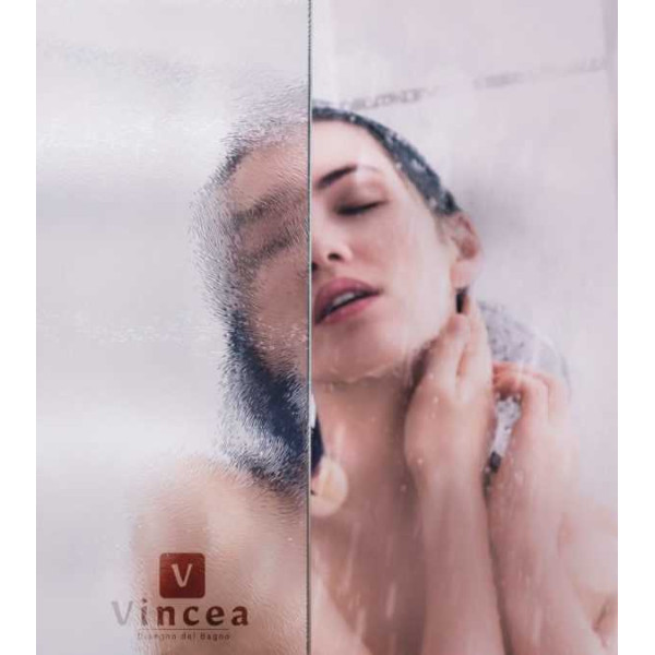 Душевая дверь Vincea Orta 700х1900 стекло шиншилла, профиль хром (VPP-1O700CH-R)