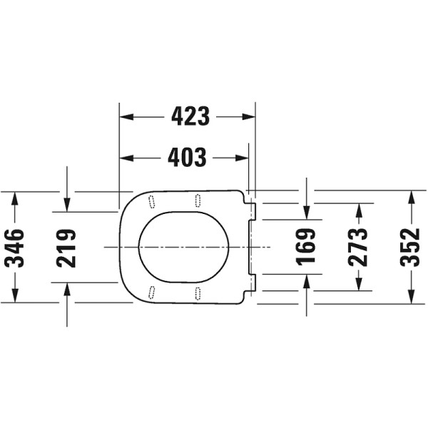 Сиденье для унитаза Duravit Happy D.2 с SoftClose Anthracit matt (0064591300)