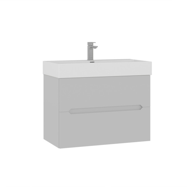 Тумба подвесная Orka Malta 800x470x630 с раковиной кашемировый матовый (5001474) Тумба подвесная Orka Malta 800x470x630 с раковиной кашемировый матовый (5001474)