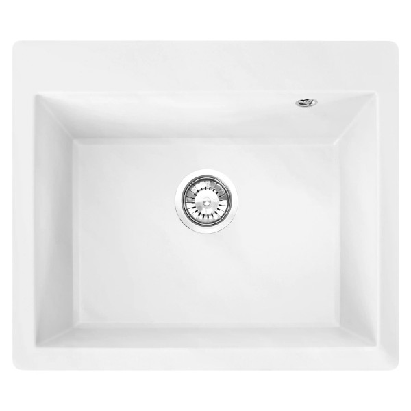 Мойка для кухни Rea Lin white гранит 60x50x22,5 белая (ZLE-00130) Мойка для кухни Rea Lin white гранит 60x50x22,5 белая (ZLE-00130)