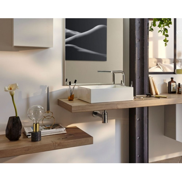 Смеситель для раковины Jacob Delafon Aleo с донным клапаном хром (E72357-CP)