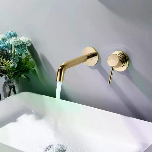 Смеситель для раковины Rea Owen Золото (REA-B5333) Смеситель для раковины Rea Owen Золото (REA-B5333)