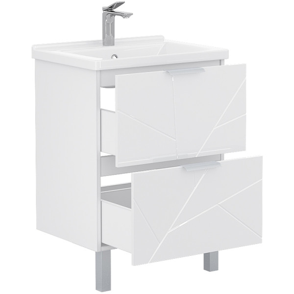 Тумба напольная Volna Twing 564x810 белая (tnTWG60.2Y-01) Тумба напольная Volna Twing 564x810 белая (tnTWG60.2Y-01)