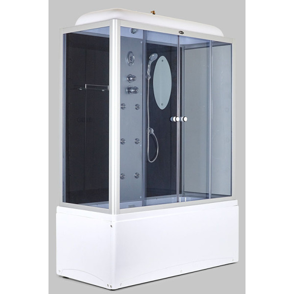 Душевая кабина с гидромассажем Ultra 70x150 стекло тонированное, профиль хром матовый (NG-5150-01) Душевая кабина с гидромассажем Ultra 70x150 стекло тонированное, профиль хром матовый (NG-5150-01)