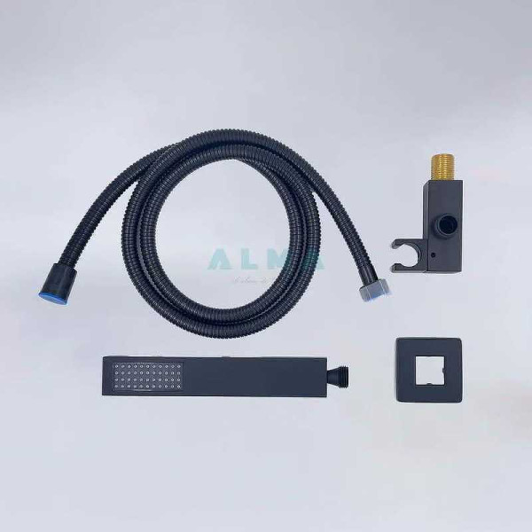Душевая система ALMAes Leine черная матовая (TVZ-0810) Душевая система ALMAes Leine черная матовая (TVZ-0810)
