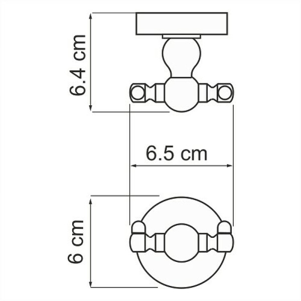 Крючок WasserKRAFT Regen (K-6923D)