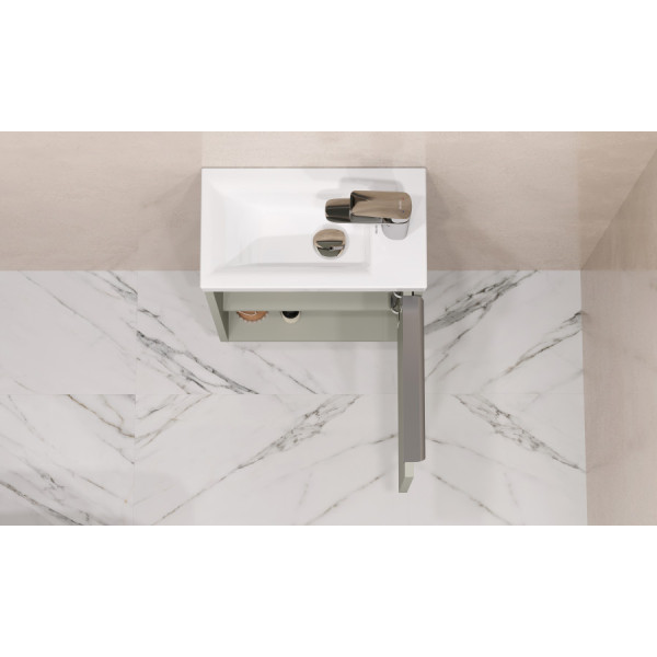 Тумба подвесная Aquaton Хоуп 384x212x550 зеленый (1.A287.1.01H.P9D.0)