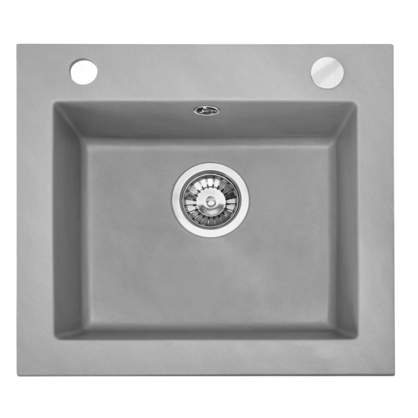 Мойка для кухни Rea west grey гранит 48,5x44x17 серая (ZLE-00122)