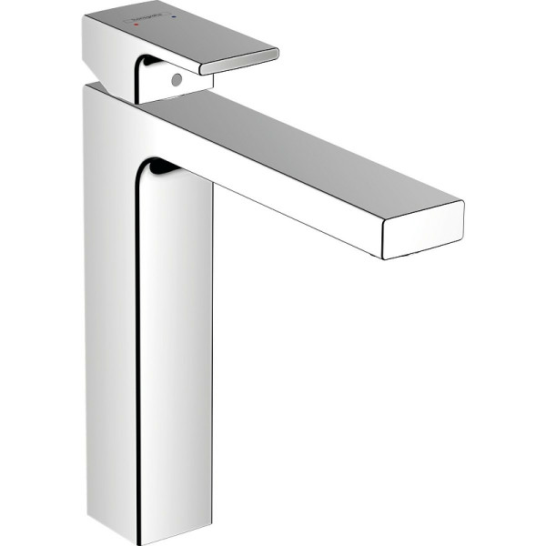 Смеситель для раковины Hansgrohe Vernis Shape хром, с донным клапаном (71562000)