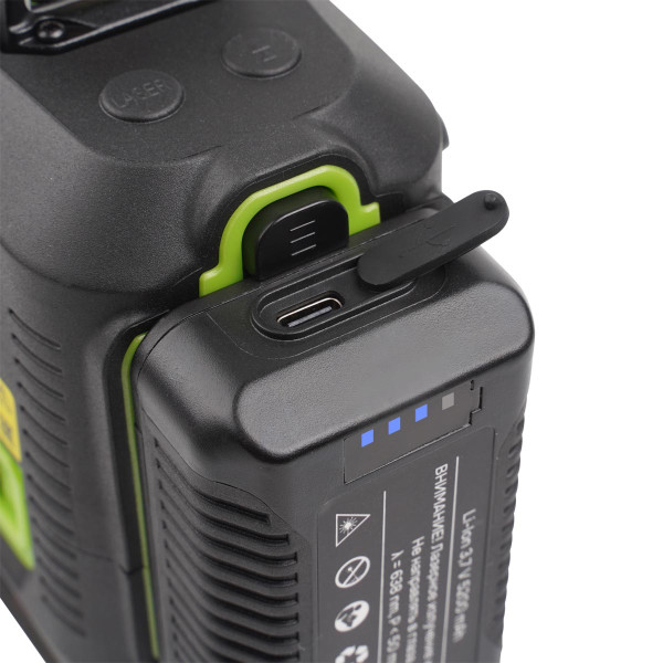 Уровень лазерный RGK PR-4D Green с зеленым лучом (756839)