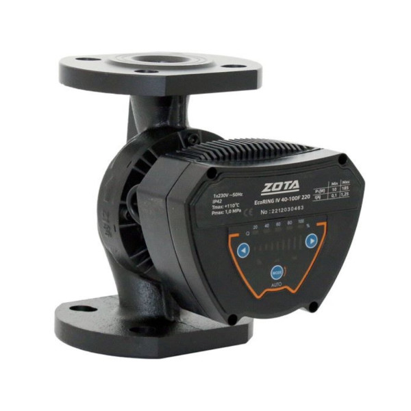 Насос циркуляционный ZOTA EcoRing IV 40-100 F 220 (фланцевый) (ZR3631046403) Насос циркуляционный ZOTA EcoRing IV 40-100 F 220 (фланцевый) (ZR3631046403)