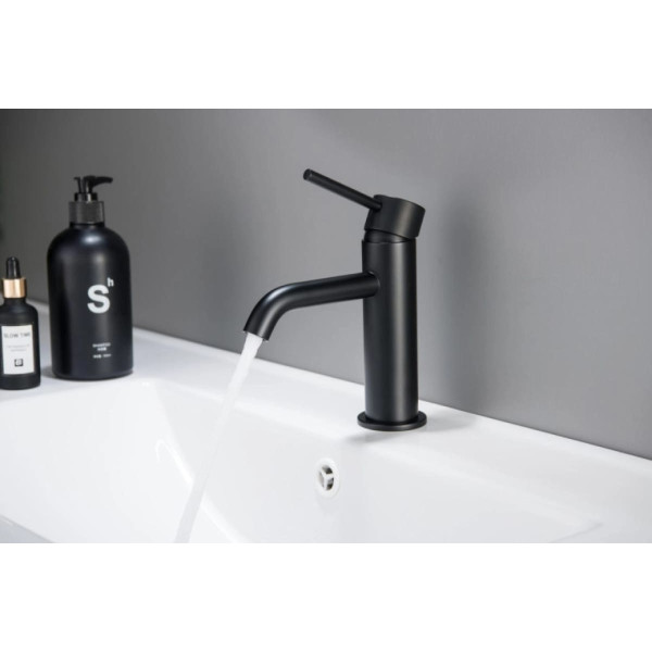 Смеситель для раковины Aquatek Европа черный матовый (AQ1310MB)