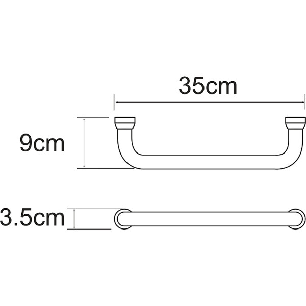 Поручень WasserKRAFT (K-1066N)