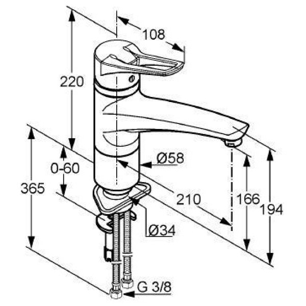Смеситель для кухни Kludi MX (399040562) Смеситель для кухни Kludi MX (399040562)