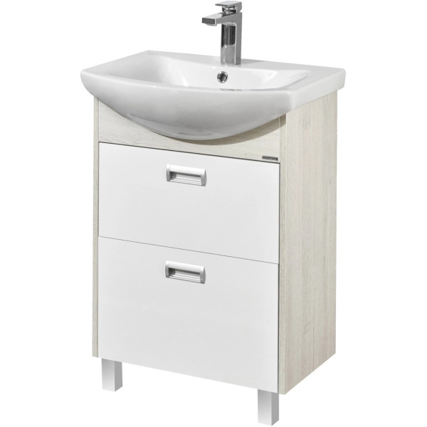 Тумба-умывальник Aquaton Бекка 60/1WH110246 Раковина Балтика 60 (1A1966K1BAC20)