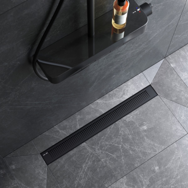 Душевой лоток AM.PM PrimeFlow линейный универс затвор Cut Gradient 70 см черн мат (W02SC-P11-070-01BM)