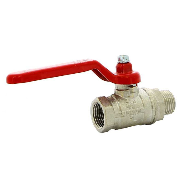 Кран Itap 3/8" ВН шаровый Ideal (красная ручка) (0910038)