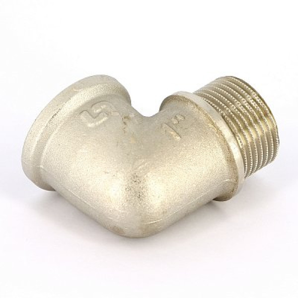 Угольник 1" ВН с упором Uni-Fitt (никель) 612N4400