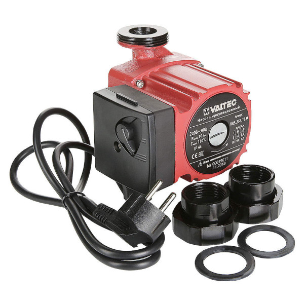 Насос циркуляционный VRS 25/6-130 (с гайками) Valtec (VRS.256.13.0) Насос циркуляционный VRS 25/6-130 (с гайками) Valtec (VRS.256.13.0)