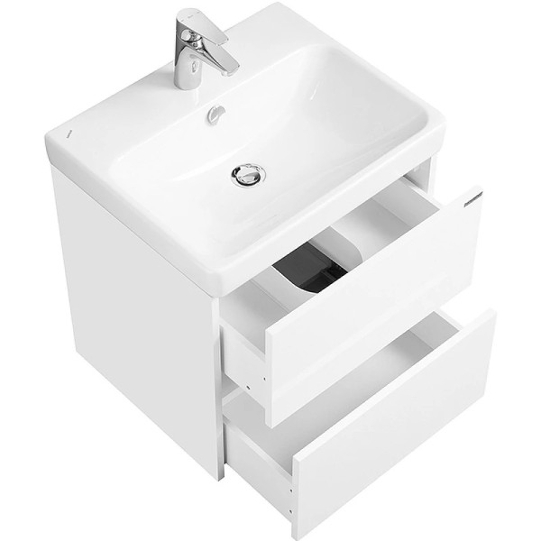 Тумба-умывальник Aquaton Сканди 55 Белый/1WH501620 Раковина Адриана 55 (1A2517K0SD010)