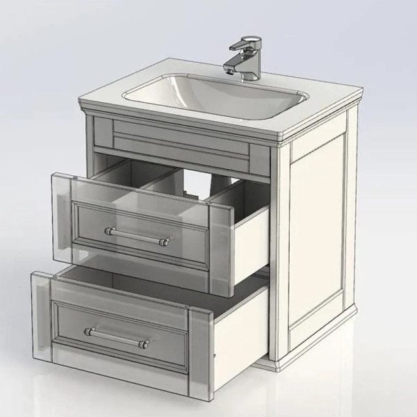 Тумба подвесная Aquanet Бостон М 60 белый (00209679) Тумба подвесная Aquanet Бостон М 60 белый (00209679)