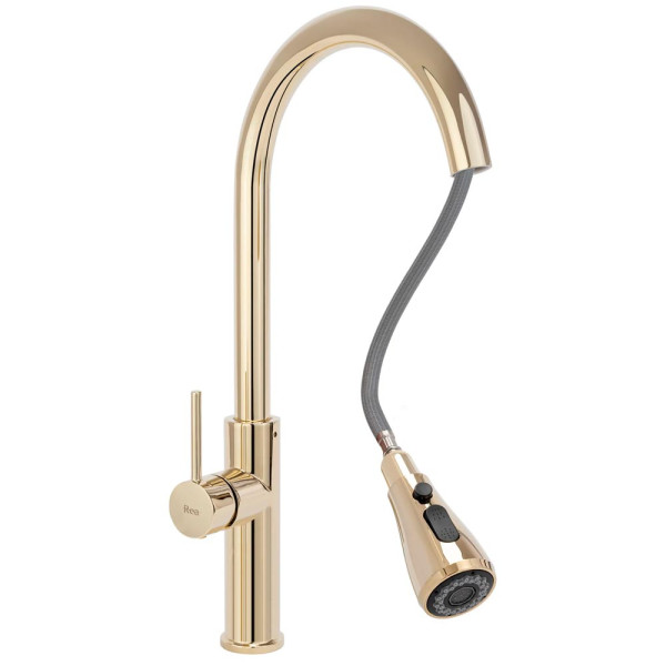 Смеситель для кухни REA Nest Gold (REA-B2058) Смеситель для кухни REA Nest Gold (REA-B2058)