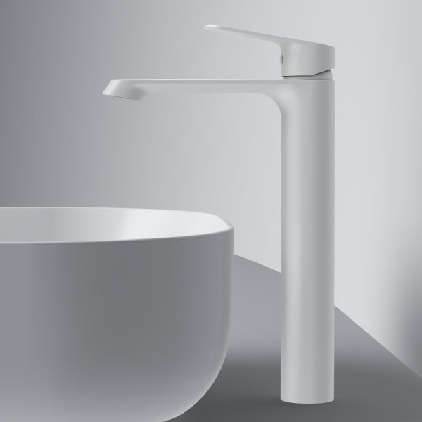 Смеситель для раковины AM.PM Func высокий белый (F8F92033)