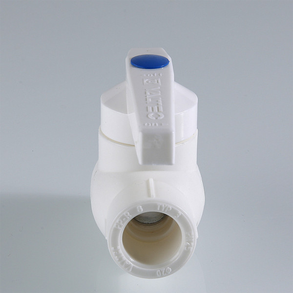 Кран шаровой PP-R 25 мм Valtec (белый) VTp.743.0.025 Кран шаровой PP-R 25 мм Valtec (белый) VTp.743.0.025