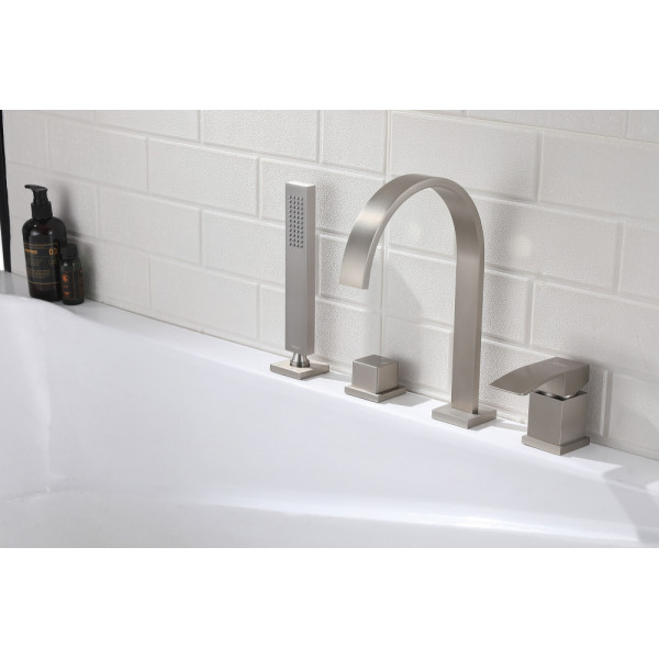 Смеситель на борт ванны Abber Wasserfall золото (AF8613SP) Смеситель на борт ванны Abber Wasserfall золото (AF8613SP)