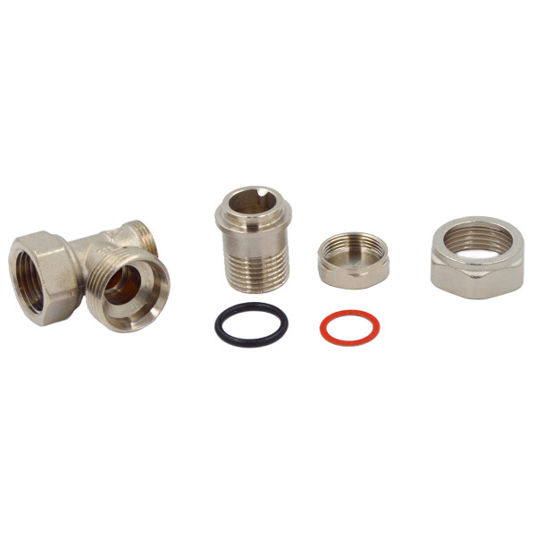 Клапан настроечный угловой 1/2" Okseler (никель) (oks00384)