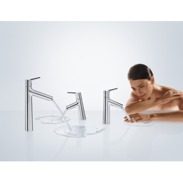 Смеситель для раковины Hansgrohe Talis S со сливным гарнитуром хром (72031000)