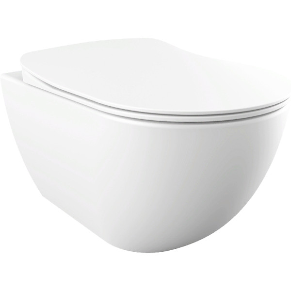 Унитаз подвесной с биде Creavit Free 35,3x51x34,2 белый матовый (FE320-00MB00E-0000) Унитаз подвесной с биде Creavit Free 35,3x51x34,2 белый матовый (FE320-00MB00E-0000)