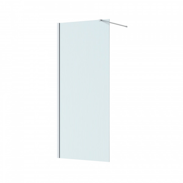 Душевое ограждение Roca Metropolis 120x200 стекло Рифленое, профиль хром (Z.RU93.0.768.1)