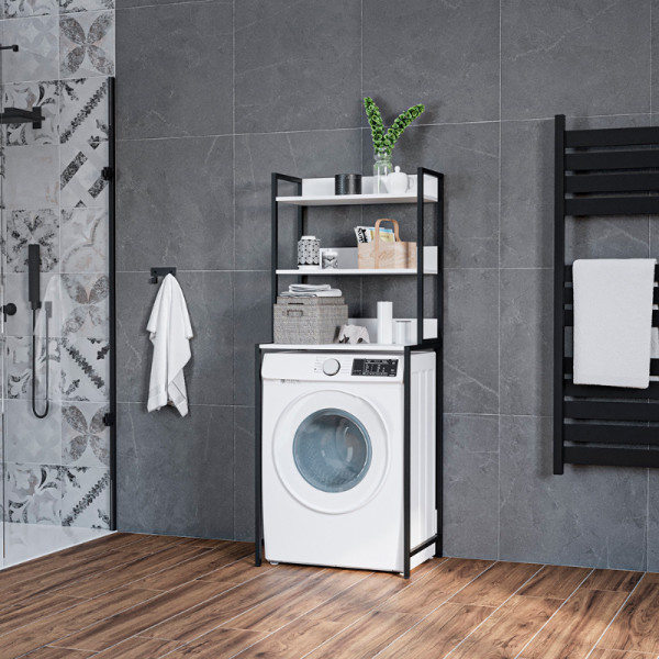 Стеллаж Melodia Комфорт полки 465 белый (MFR80061WT)