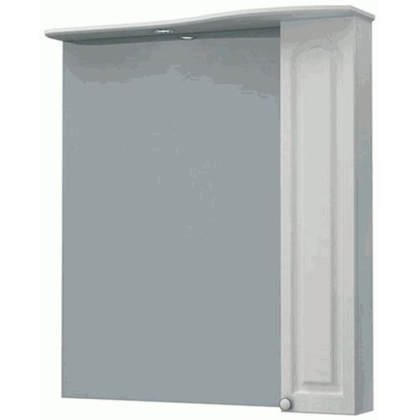 Шкаф зеркальный Melodia Прованс 85С 91,6x100 белый ясень (MFR79446AW)