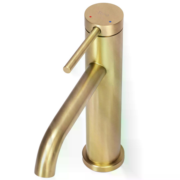 Смеситель для раковины Rea Clif золото матовое (REA-B5323)