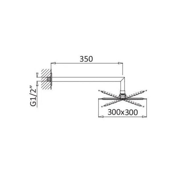 Верхний душ Cezares CZR 30 см sunset (CZR-B-TDD-30-SS) Верхний душ Cezares CZR 30 см sunset (CZR-B-TDD-30-SS)
