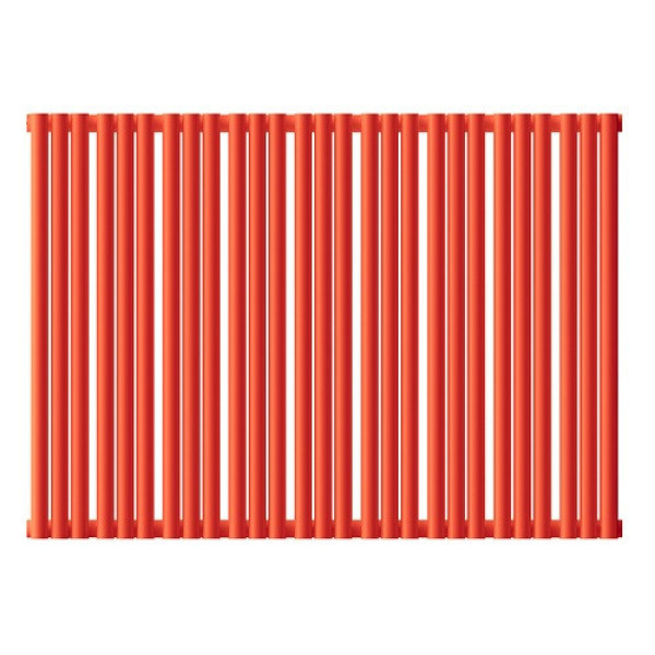 Радиатор стальной Empatiko боковое подключение, рябиновый красный (Takt S2-1072-500 Scarlet Red)