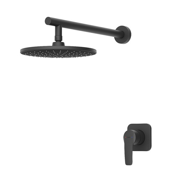 Душевая система Iddis Optima Home черная (OPHBL01i66)