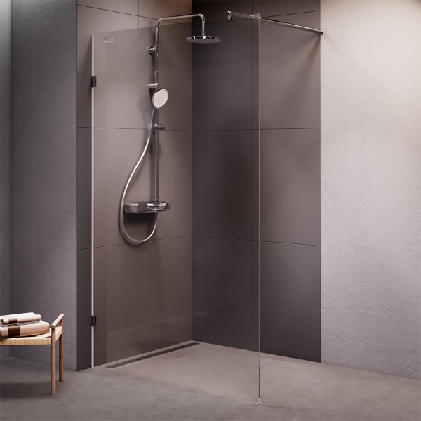 Душевое ограждение AM.PM X-Joy 120x195 стекло прозрачное, профиль хром (W94UWI-120-F1-MTE) Душевое ограждение AM.PM X-Joy 120x195 стекло прозрачное, профиль хром (W94UWI-120-F1-MTE)