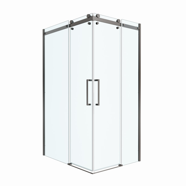 Душевой уголок BelBagno Marino 120x90x195 стекло прозрачное, профиль оружейная сталь матовая (MARINO-2-AH-2-120/90-C-GM) Душевой уголок BelBagno Marino 120x90x195 стекло прозрачное, профиль оружейная сталь матовая (MARINO-2-AH-2-120/90-C-GM)