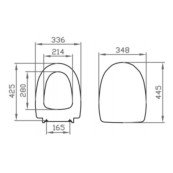 Сиденье для унитаза Santek Лига белое (1WH106906)