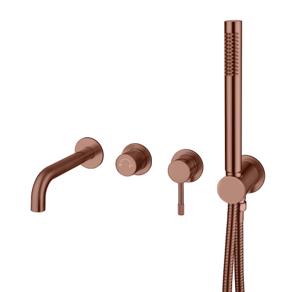 Смеситель для ванны и душа Boheme Uno BRB (брашированная бронза) (464-3-BRB) Смеситель для ванны и душа Boheme Uno BRB (брашированная бронза) (464-3-BRB)