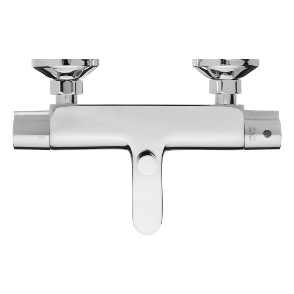 Смеситель для ванны и душа термостат Swedbe Mercury хром (9060) Смеситель для ванны и душа термостат Swedbe Mercury хром (9060)