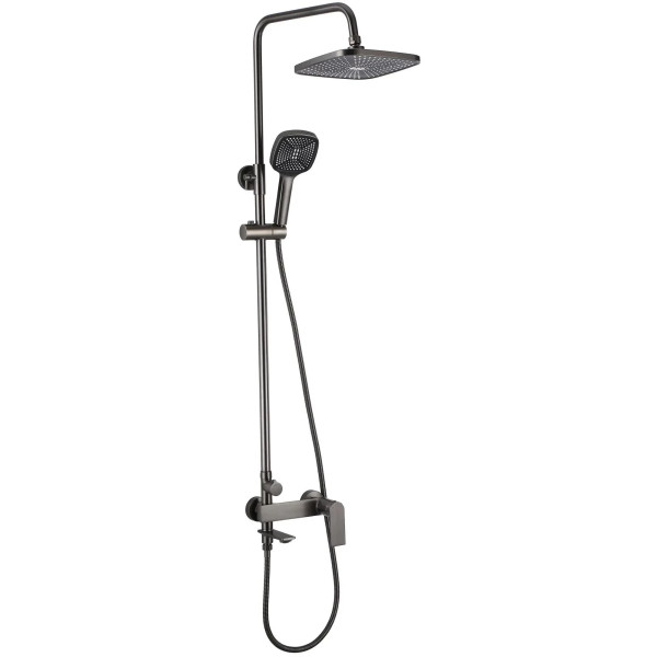 Душевая система с изливом Rea Storm Titanium (REA-P9534)