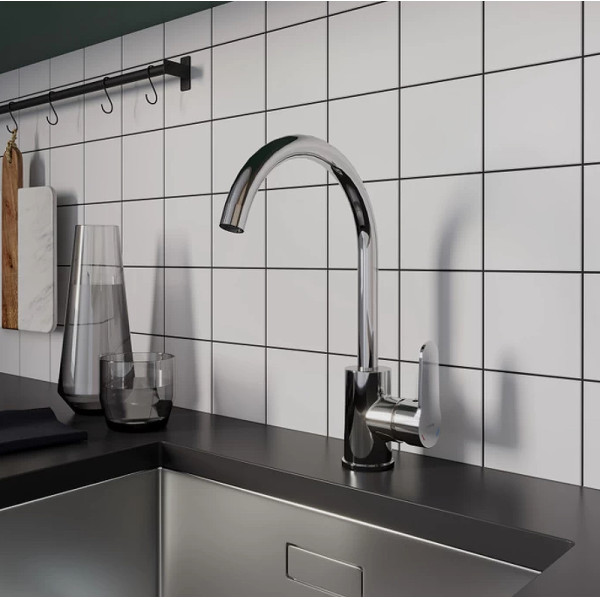 Смеситель для кухни Milardo Poli хром (POLSBJ0M05)