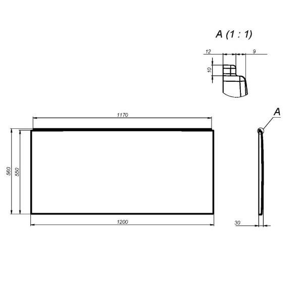 Экран фронтальный для ванны AM.PM X-joy 120 белый (W94A-120-070W-P) Экран фронтальный для ванны AM.PM X-joy 120 белый (W94A-120-070W-P)