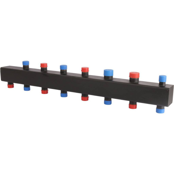 Коллектор распределительный Rommer 1"*1 1/4" на 4(6) контура (сталь, до 80 кВт) (RDG-0016-004046) Коллектор распределительный Rommer 1"*1 1/4" на 4(6) контура (сталь, до 80 кВт) (RDG-0016-004046)