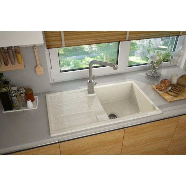 Мойка для кухни врезная Aquaton Верона 500x855x210 песочный (1.A710.0.32V.R22.0)