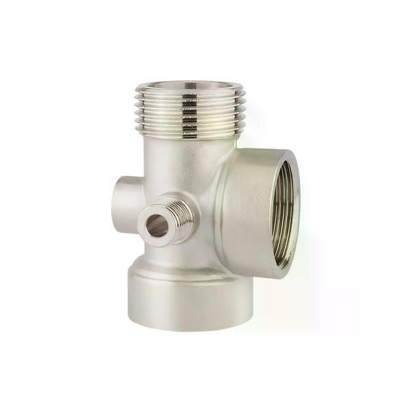 Соединение пятиходовое 1"x1"x1"x1/4"x1/4" Profactor (никель) (PF TF 218) Соединение пятиходовое 1"x1"x1"x1/4"x1/4" Profactor (никель) (PF TF 218)